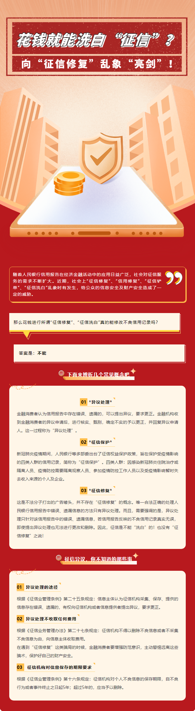 花钱就能洗白“征信”？向“征信修复”乱象“亮剑”！